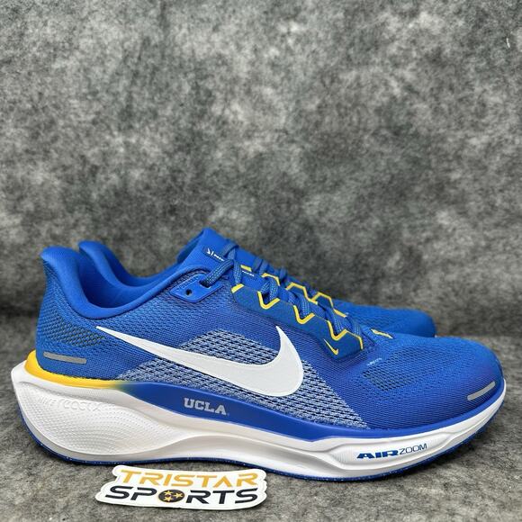 UCLA Bruins Nike Zoom Pegasus 41 Running Shoes Mens Size 12 Blue FZ5148-400 - Picture 3 of 8